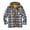 Grey, variant on Meichang Mens Flannel Shirts Big and Tall Plaid Hoodies Fall Button Down Shirt Jacket Regular Fit Long Sleeve Coat Fleece Jacket