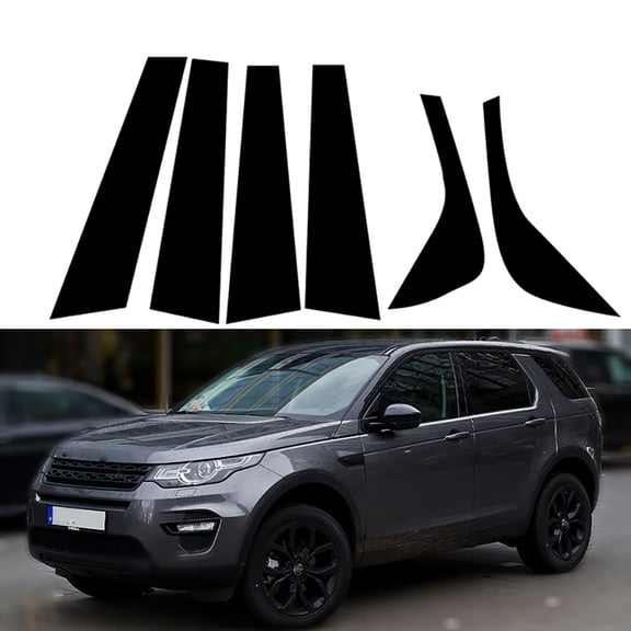 Possbay Window Pillar Posts Door Side Trim Covers Fit For Land Rover Discovery Sport L550 2015-2019