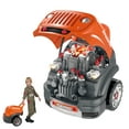 thumbnail image 1 of Qaba Kids Truck Engine Toys for Boys Girls 3 4 5 Years Old, Toddlers Construction Educational Repair Car Tool Set with Light and Sound, Orange, 1 of 10