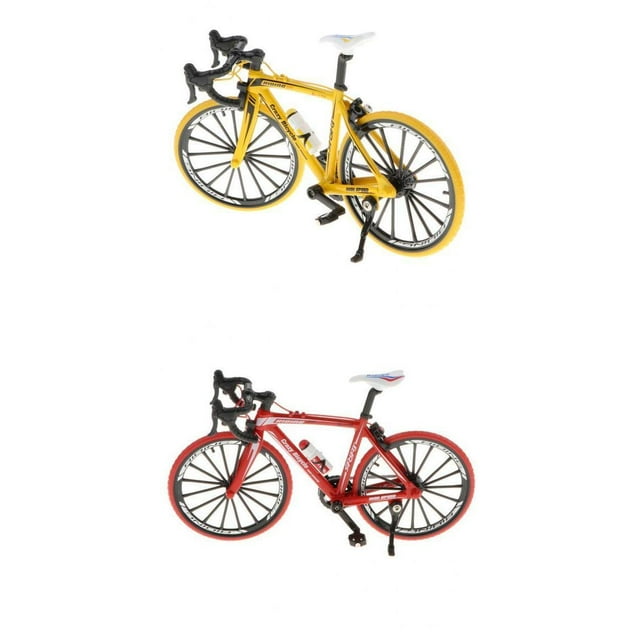 Juguete Miniatura 2x 1:10 Scale Alloy Diecast Bike Model Handicraft Toy Zulema Juguete fundido a presión