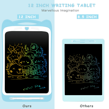 AGPTEK LCD Writing Tablet , Graphics Drawing Pads for Kids, 12 inch with Lock Switch, Blue