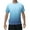 Moon Blue Gradual Grey Blue, variant on Swim Shirts Short Sleeve for Men Quick Dry Running UPF50+ Sun Protection Rash Guard Top BT6-BlueGradientk L