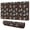 Colorful Skull Flower, variant on Long Mouse Pads for Desk,Black Colorful Skull Pattern Desk Mats on Top Of Desks, Desk Mouse Pad Extra Large with 3mm Non-Slip Base and Stitched Edge for Gaming,Office,Work,Home 47.3"x23.6"