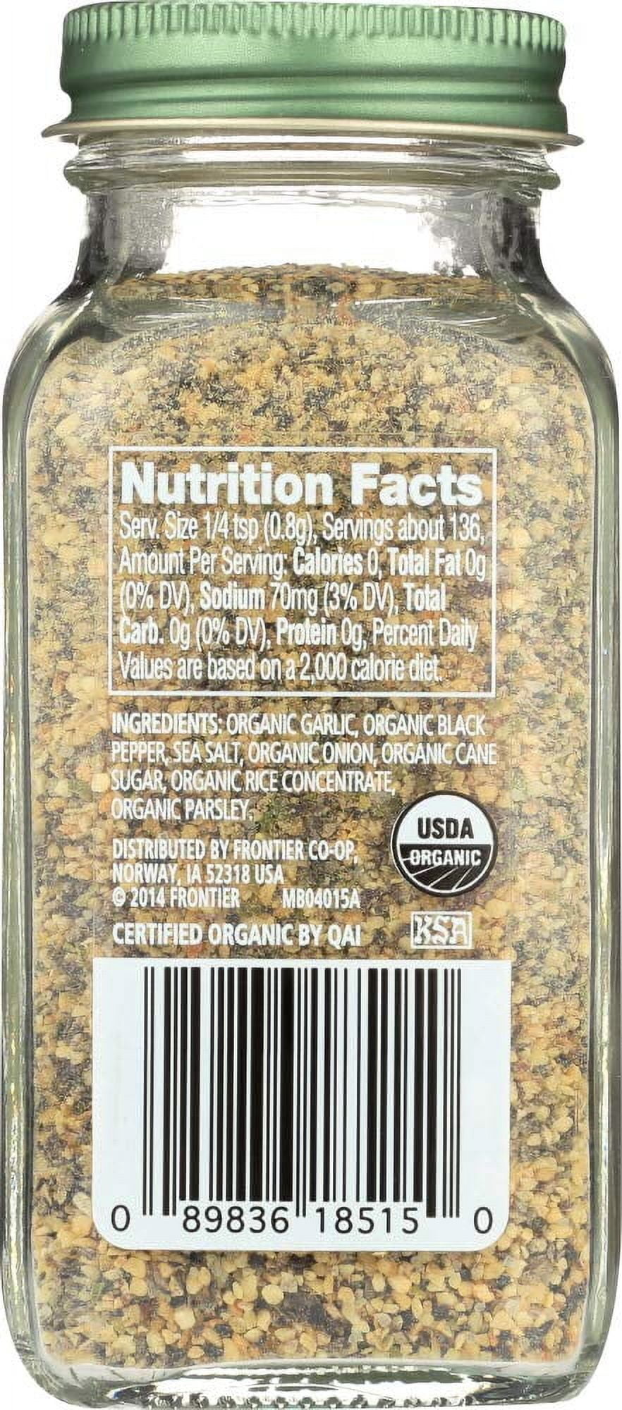 (Pack Of 6) Simply Organic Bottle Garlic Pepper 3.73 Oz