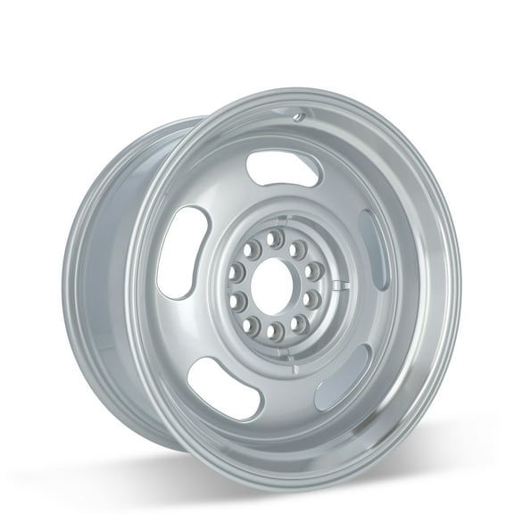 REV Wheels 107S-8800600 107 Series Rally 18x8 - 4.5 bs - 5x4.75/5x120.65/5x5/5x127 -Gray/Machine Lip
