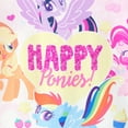 thumbnail image 3 of My Little Pony Girls Pajamas Sets Long Sleeve Top and Pants Pink Unicorn Sleepwear 2-Piece Loungewear Toddler Kids 3T, 3 of 8