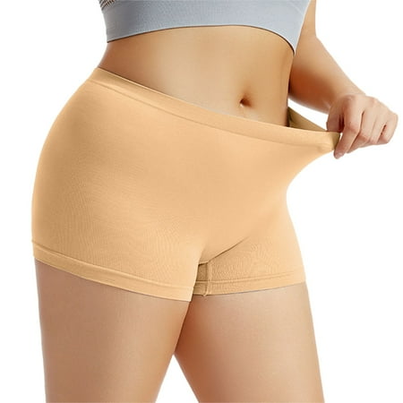 Clearance Sale! Womens Boyshorts Underwear Seamless Full Coverage Soft Stretch Boxer Shorts for Women