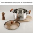 thumbnail image 4 of Cooking Stainless Steel Cookware Set Wooden Handle Multifunctional Kitchen Cooking Set for Steaming Boiling Making Soup, 4 of 7