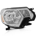 thumbnail image 5 of ECCPP Headlight Assembly Pair For Toyota Tacoma 2012-2015 Chrome Housing Amber Reflector Clear Lens Driver and Passenger Side, 5 of 5