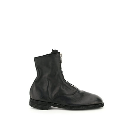 

Guidi Front Zip Leather Ankle Boots Women