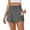 Dark Gray, variant on Women's High Waisted Running Shorts Mesh Liner Athletic Shorts Quick Dry Gym Workout Shorts with Zip Pocket