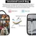 thumbnail image 6 of Insulated Lunch Box for Women Horse Lunch Box for Work,Picnic,,Travel,Hiking, Beach or Fishing Polyester Horse Lunch Bag Horse Flower, 6 of 8