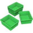 thumbnail image 1 of Storex Deep Storage Tray, Letter Size, 10 x 13 x 5 Inches, Green, 5-Pack, 1 of 1