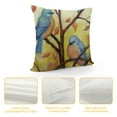 thumbnail image 4 of Nawypu  Spring Birds Throw Pillow Covers, Outdoor Farmhouse Birds Pillow Case,Turquoise Blue Birds Cushion Covers for Sofa, Couch, Patio Home Seasonal Decoration, 4 of 5