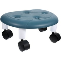 MLINS MLINS Mini Stool Round Rolling Stool Low Stool Rotating Swivel Stool with Universal Wheels