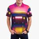 thumbnail image 1 of Balery Neon Cassette Tape Camisa Polo de Hombre con Estampado, de Manga Corta y Tejido Medio, Camisa Tipo Golf Polo-XX-Large, 1 of 6