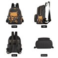 thumbnail image 2 of JIALIOU Mini Backpack Purse for Women Quilted Casual Daypack Small Travel Shoulder Bag, Angry Cat Playing Guitar, 2 of 7