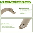 thumbnail image 4 of Cubierta de tirador de panel de puerta del lado del conductor delantero y del pasajero trasero izquierdo para BMW X5 F15 2014-2018 No.51417345331 Beige ABS 1 Pc, 4 of 6