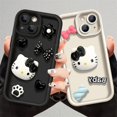 thumbnail image 2 of Funda de TPU suave 3D Sanrio Hello Kitty para Xiaomi Redmi Note 12 11 Pro Plus 5G Turbo 11S 10S 10 9 12C 10A 10C 9A 9C 9T A1 A2, 2 of 5