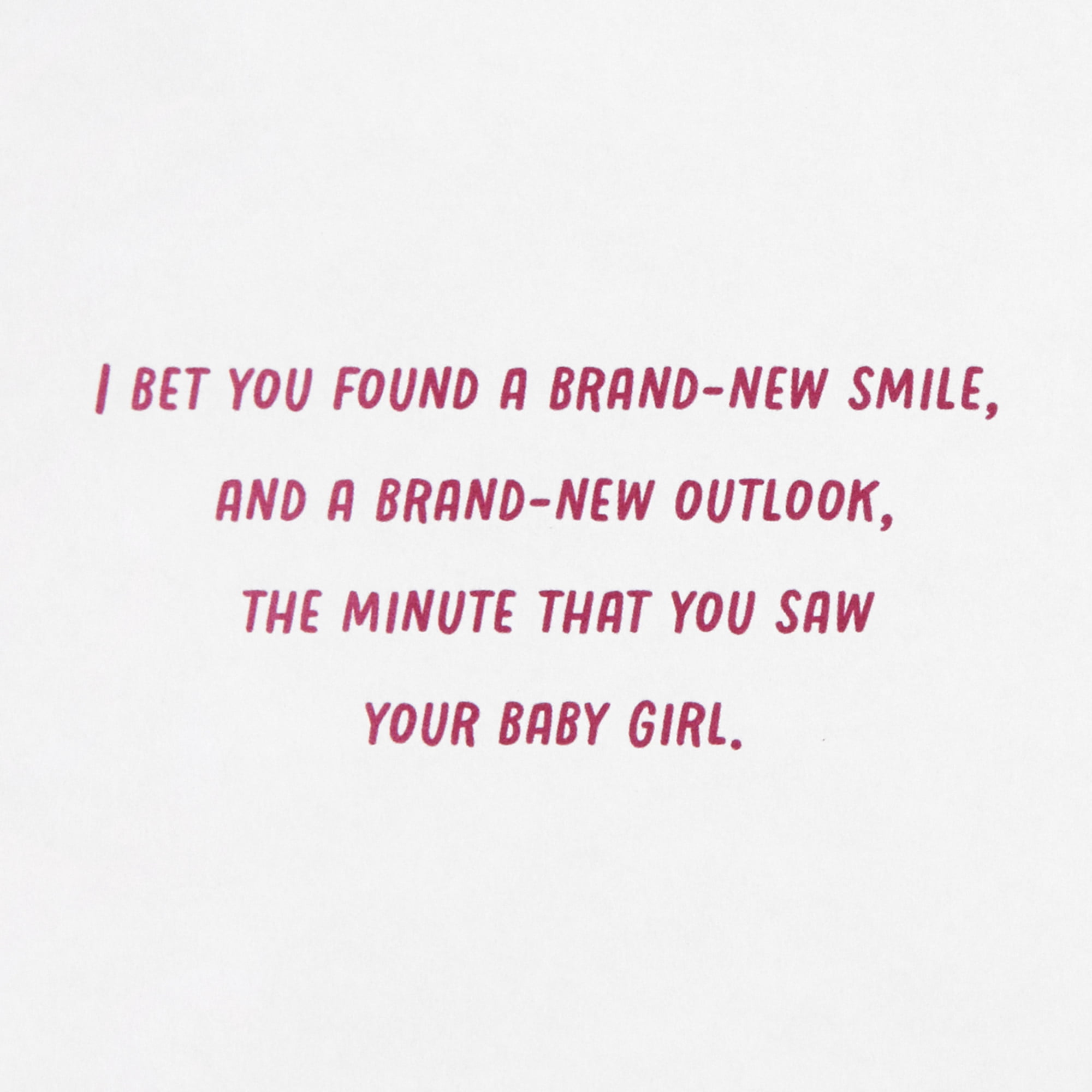 Hallmark Mahogany New Baby Girl Card (So Much Joy)