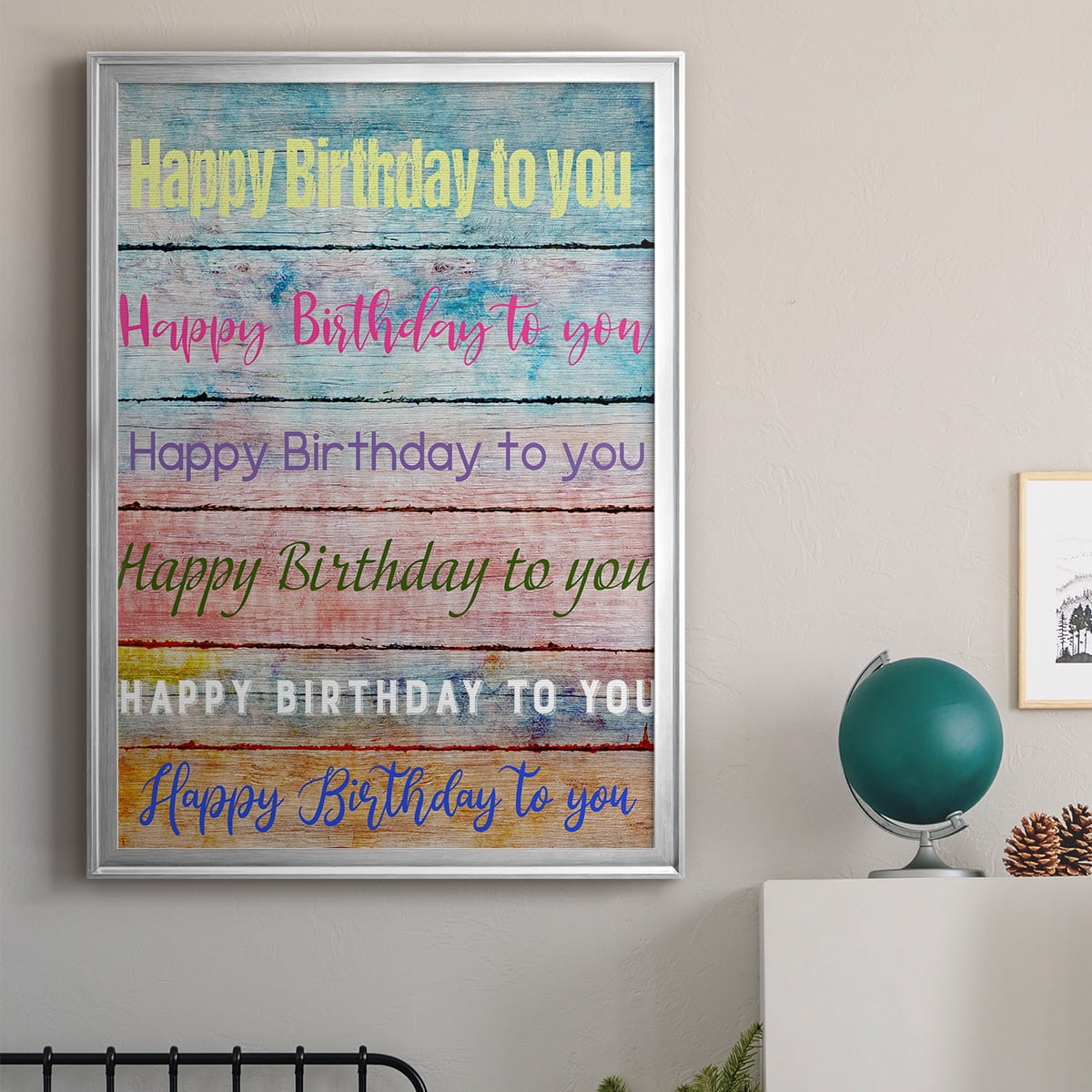 Birthday Song Premium Framed Print - Ready to Hang