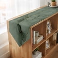 thumbnail image 4 of Sage Green Marble Table Runner Linen Burlap Table Runner 72 Inches Long Modern Abstract Art Ink Painting Dresser Scarves for Kitchen Island Coffee Dining Party Wedding Banquet Holiday Decor 14"x72", 4 of 8