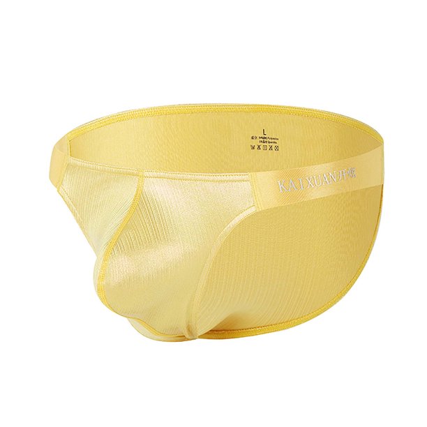 Calzoncillos de cintura baja de color sólido sexy para hombre Pompotops qyievc4922