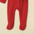 thumbnail image 5 of DHFJKG Toddlers Boys Bodysuit Winter Long Sleeve Zip Up Soft Comfortable Warm Solid Color Onesie Baby Onesies Unisex 0-3 Months, 5 of 5