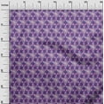 thumbnail image 2 of oneOone Silk Tabby Fabric Floral Block Printed Fabric 1 Yard 42 Inch Wide, 2 of 4