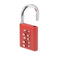 thumbnail image 5 of Uxcell 10-Digit Combination Padlock Push Button Lock, for Locker Cabinet Red, 5 of 5