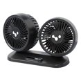thumbnail image 2 of Ventilador Refrigeración para Coche Eléctrico Enfriador Automático 12V Y 24V Viento Doble Cabezal Alimentado Por USB, 2 of 9