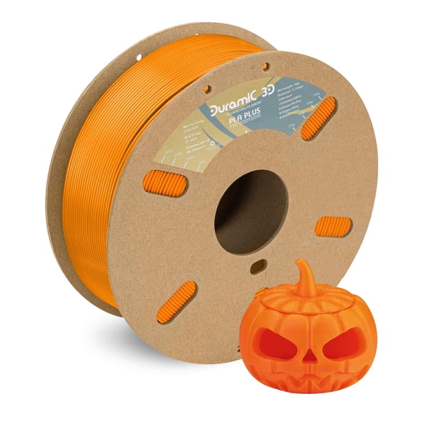 Filamento DURAMIC 3D PLA+ 1,75 mm 1 kg naranja