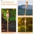 thumbnail image 3 of CRILSTYLEO Sturdy Bamboo Torch Lamp for Outdoor Use Featuring Lightweight Portable Design, 3 of 8