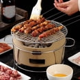 thumbnail image 1 of HEATSHAKING Accessoires de Grill pour Barbecue Extérieur Support de Poêle en Métal Portable Argent Acier Inoxydable 1Ensemble, 1 of 7