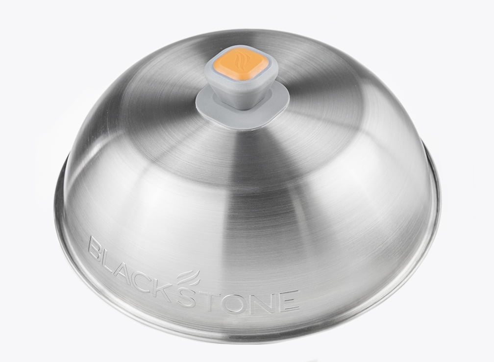 Details about   Blackstone Signature Griddle Round Basting Cover Accessories Stainless Steel 12" 