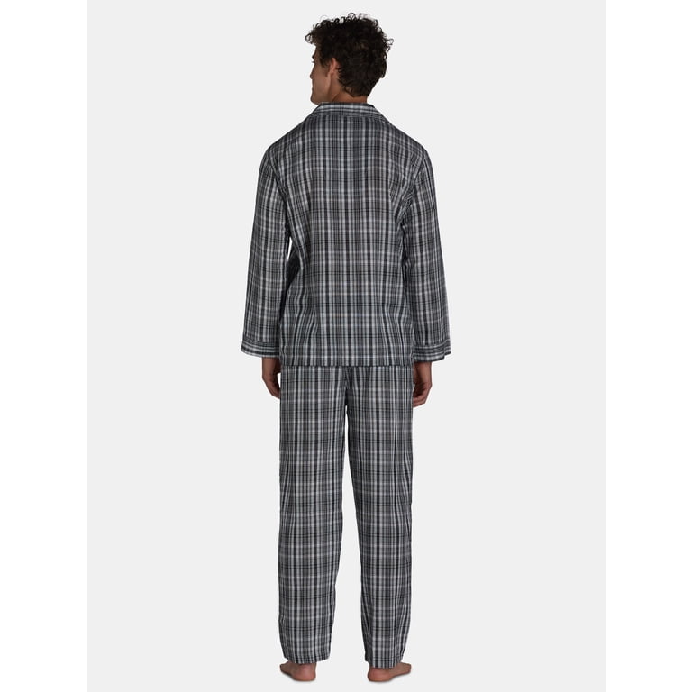 Fruit of the Loom Men's Long-Sleeve Cotton Pajama Set photo 4