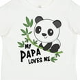 thumbnail image 4 of Inktastic My Papa Loves Me- Cute Panda Boys or Girls Toddler T-Shirt, 4 of 5