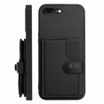 thumbnail image 1 of FOXDOCK Case for iPhone 8 Plus RFID-Blocking Card Holder - Stylish Button Closure Design, 1 of 4