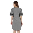 thumbnail image 5 of Inkmeso Women V-Neck Short Sleeve Dresses Solid Casual Loose Fit T-Shirt Sports Tunic Short Dress, 5 of 7