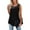 Black, variant on Sleeveless Tops sleeveless shirts for women Basic Shirts wide strap tanks Flowy Tank Long Tank Tops Casual Blouses camisole tops for women Lounge Blouse women's tanks & camis White M