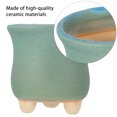 thumbnail image 6 of Gymnture 5pc Ceramic Succulent Planter Pots with Drainage Hole - Blue Vintage Desk Decor, 6 of 11