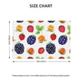 thumbnail image 4 of Placemats Set Of 4 / 6, Strawberry Fruit Placemats For Dining Table Indoor/Outdoors Heat Resistant Washable Placemats 18" X 12", 4 of 8