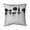 Black, variant on 26 x 26 in. Abstract Yellow Trees-Double Sided Print Indoor Pillow