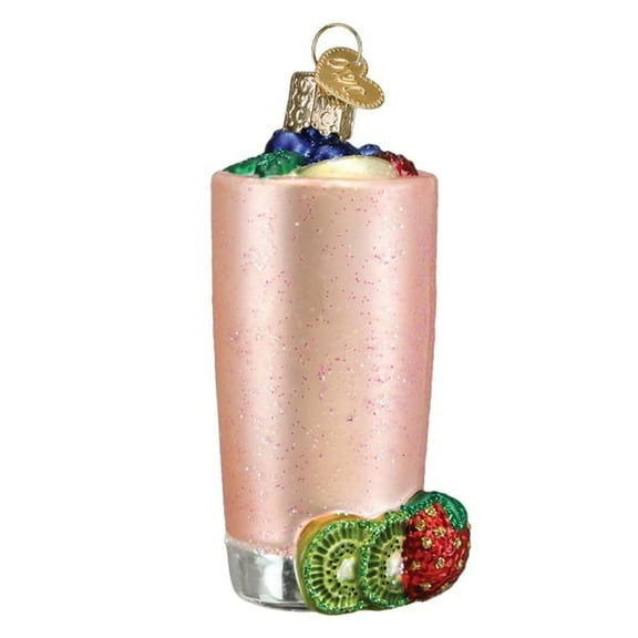 Old World Christmas Smoothie Glass Blown Ornament for Christmas Tree