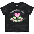thumbnail image 3 of Inktastic Pawpaw's Girl Heart Flowers Girls Toddler T-Shirt, 3 of 5