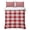 Red, variant on Queen Quilt Set 90''x96'', Yellow Fruit Lightweight Bedspread Coverlet Set with 2 Pillow Shams, Vintage Country Leaves Berries Blue Plants Breathable All Season Quilt Bedding for Bedroom/Guest Room