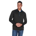 thumbnail image 1 of Camiseta de manga larga Radar Performance con cuarto de cremallera para hombre BLK/ TRU ROYAL S Extremo norte 88187, 1 of 1