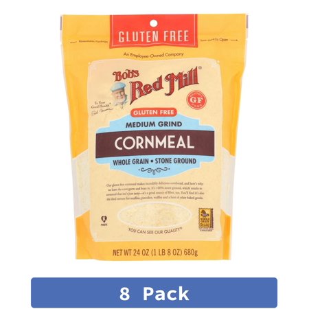 Bob s Red Mill Medium Ground Cornmeal 24 oz (Pack Of 8)