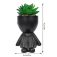 thumbnail image 2 of Modern Ceramic Succulent Planter Pot for Indoor Mini Home Gardening Desk, 2 of 7