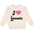 thumbnail image 2 of Inktastic I Love Gymnastics Toddler Sweatshirt, 2 of 4